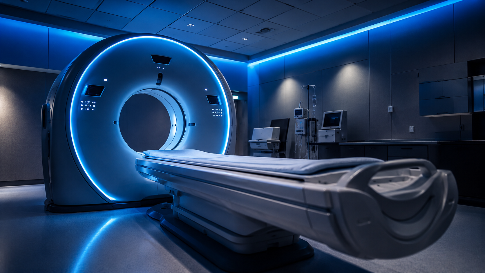 CT scanner gantry