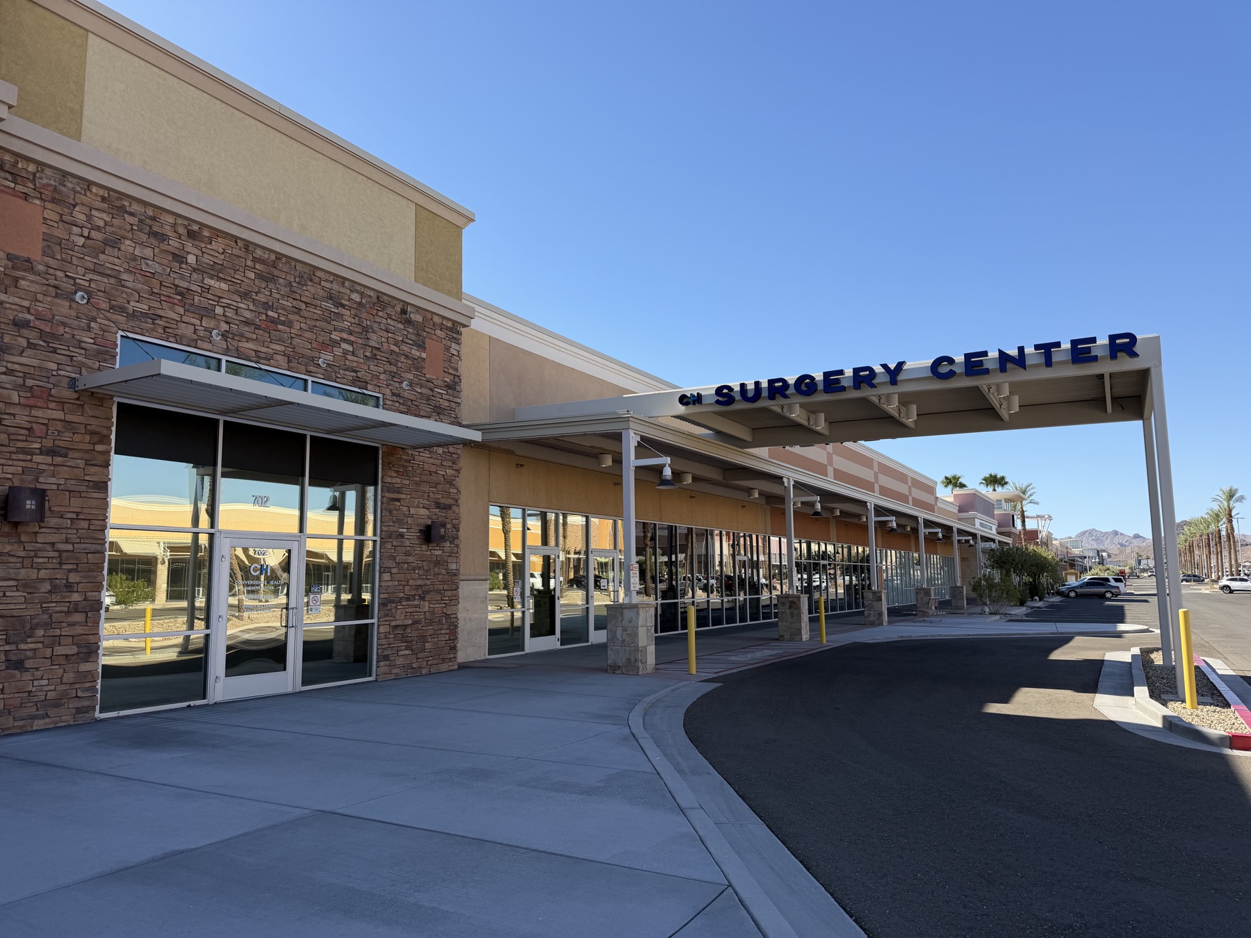 CH Surgery Center covered entrance