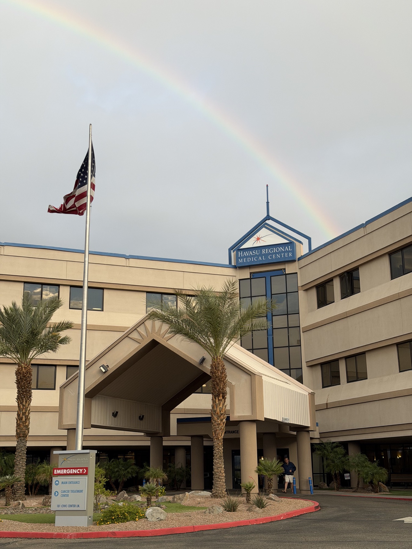 Main entrance of Havasu Regional Medical Center