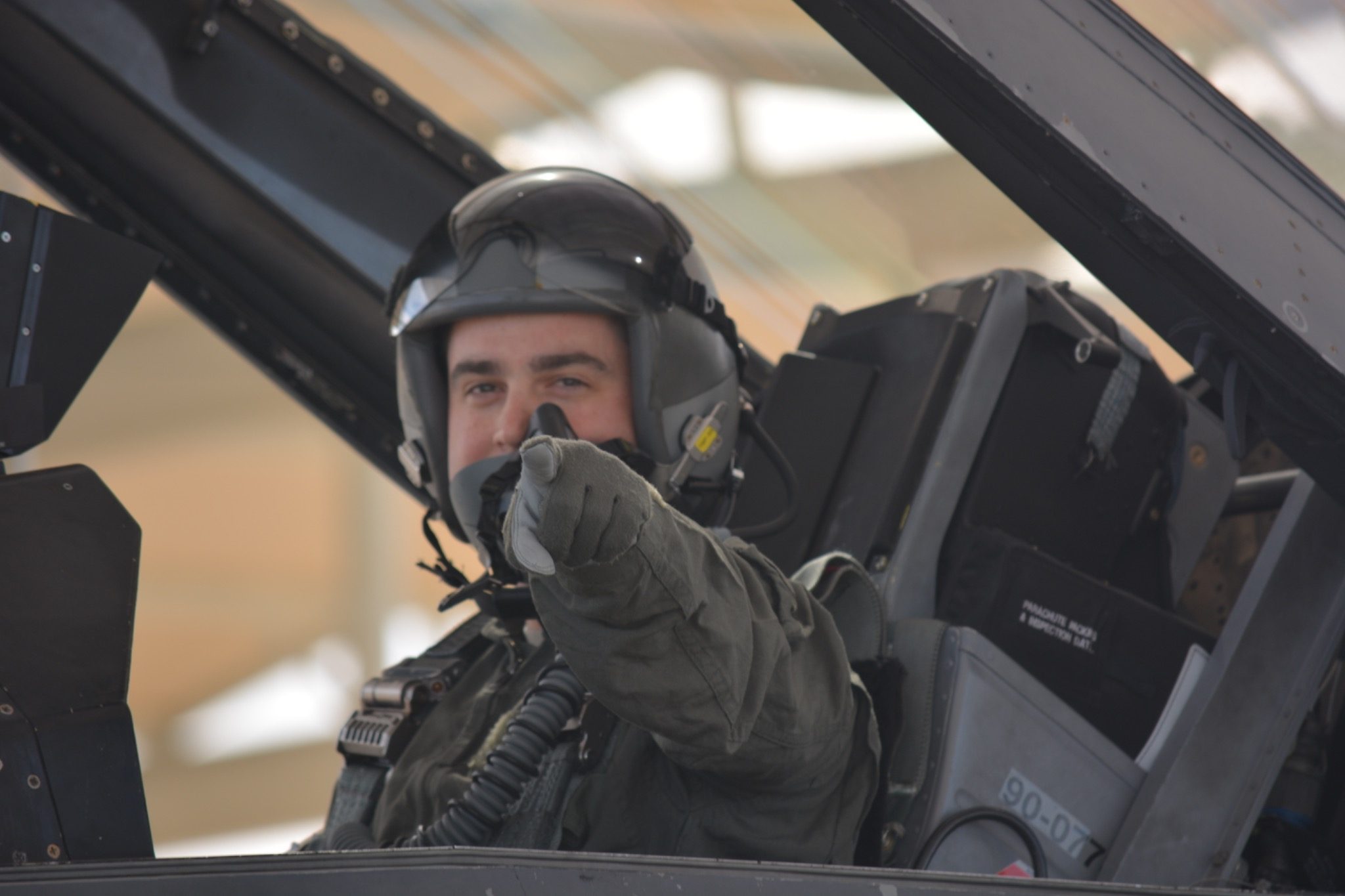 Dr. Barnes during U.S. Air Force service