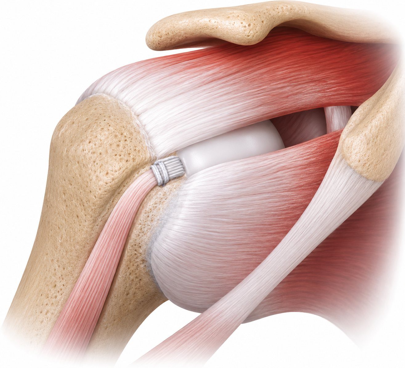 Biceps tenodesis illustration