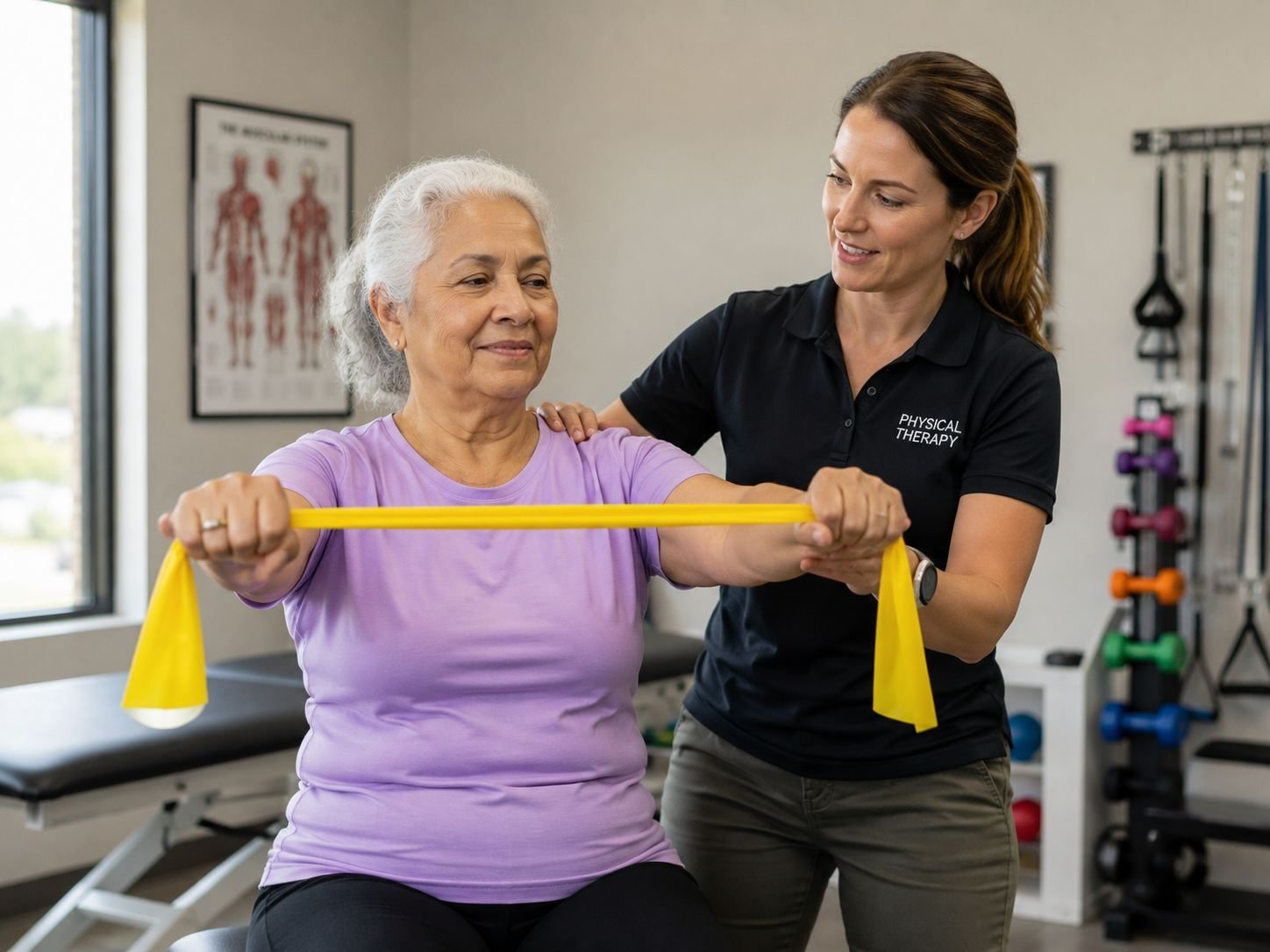 Shoulder rehabilitation after rotator cuff treatment