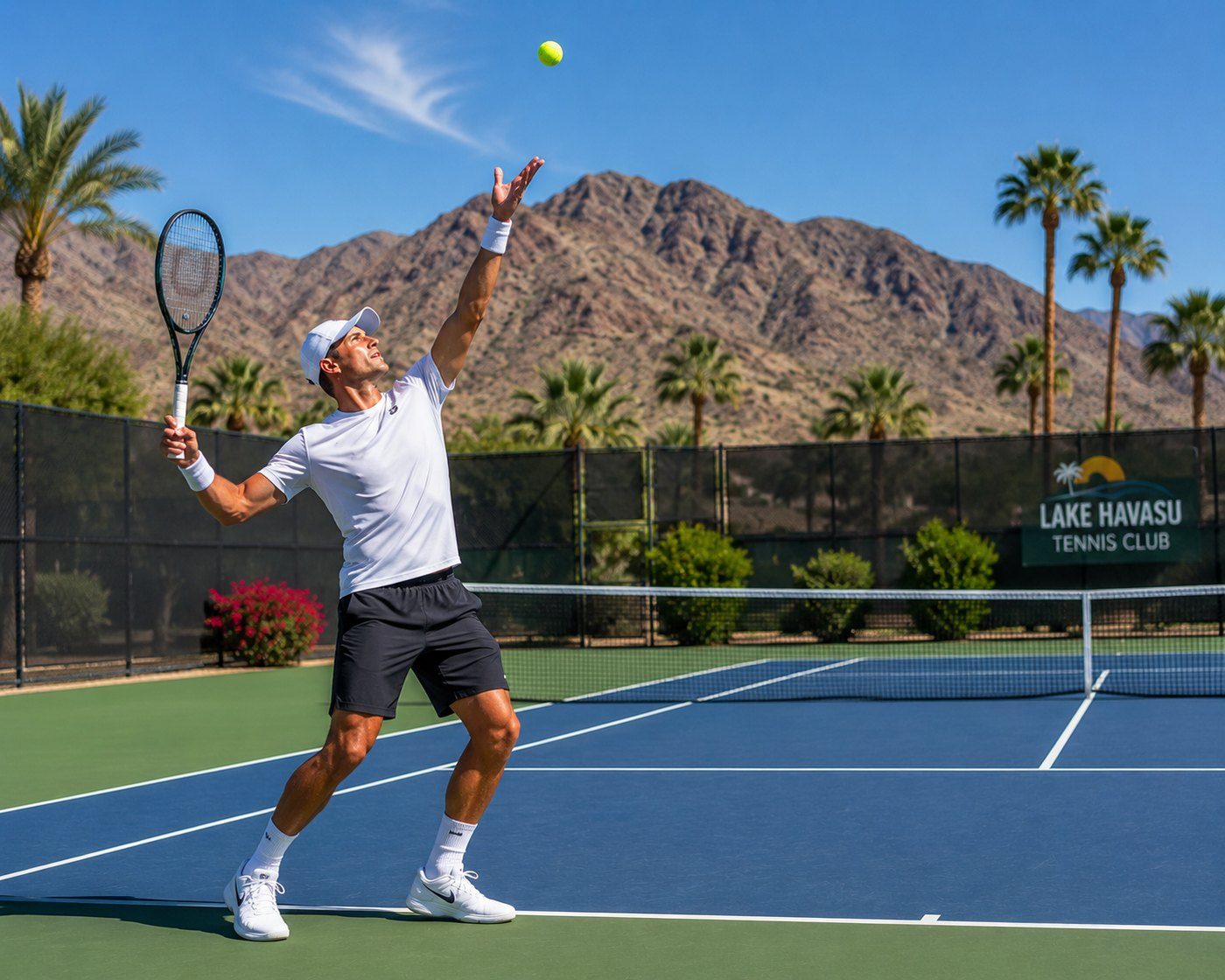Tennis player in Lake Havasu